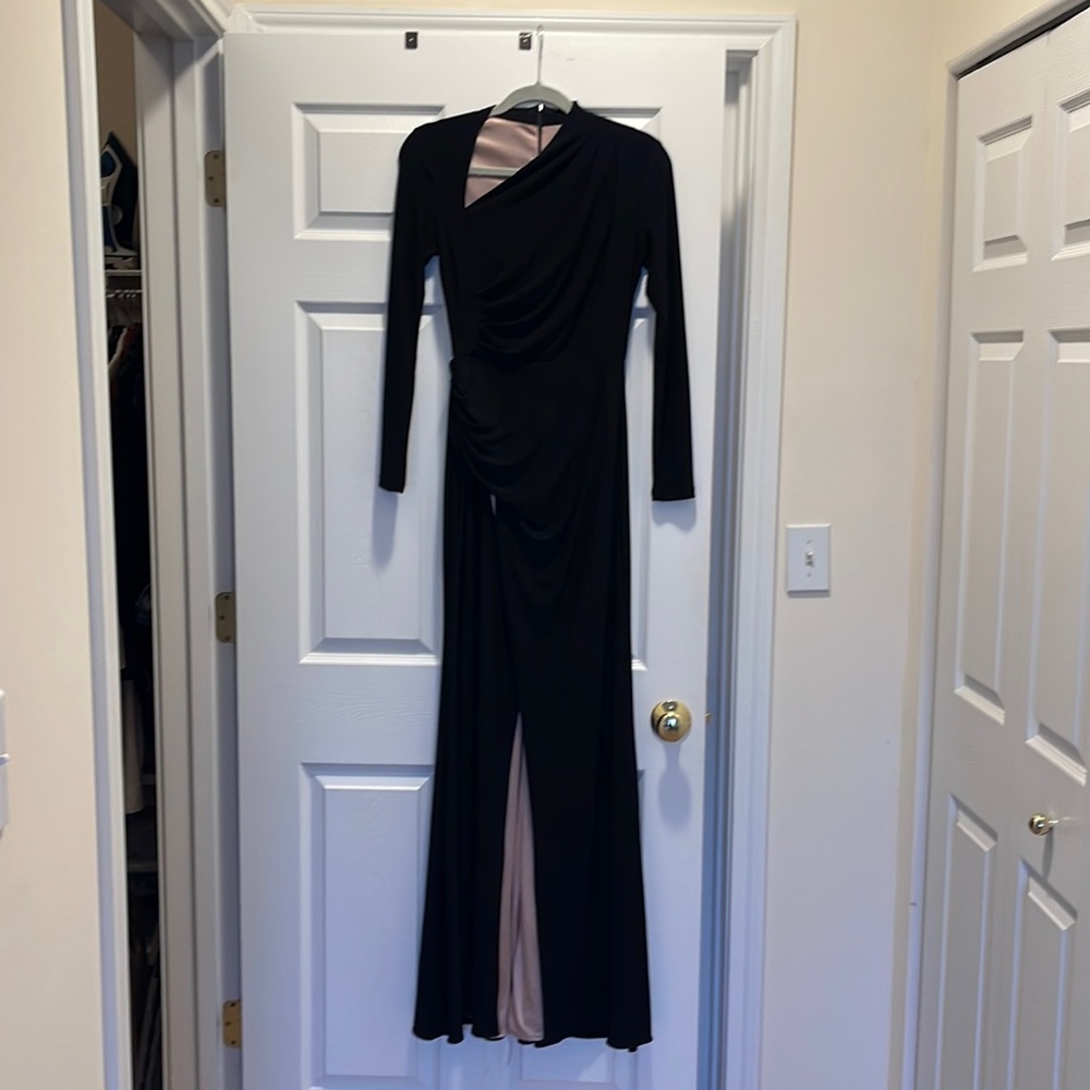 Black evening gown